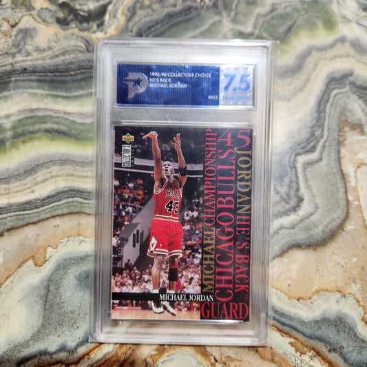 Graded Card - 1995-96 Collectors Choice He's Back Michael Jordan #M2