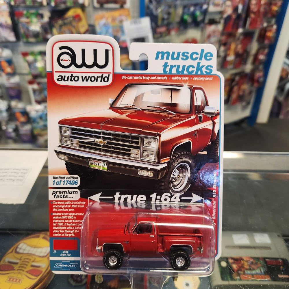 Auto World 2022 R1 Vers. A Premium Series - 1986 Chevy Silverado K10 Stepside