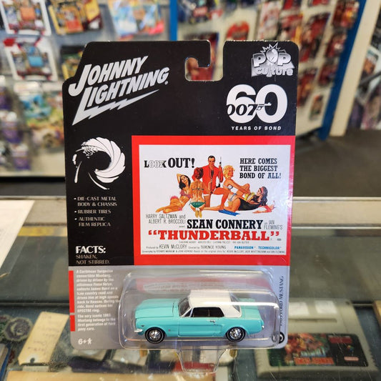 Johnny Lightning - 2022 Pop Culture R3 - 1965 Ford Mustang Thunderball