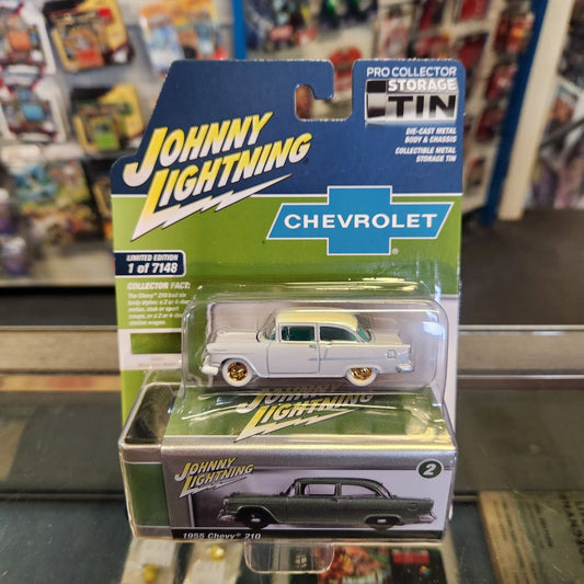 Johnny Lightning - 2022 Collector Tin R2 Vers. B - 1955 Chevy 210 **CHASE**