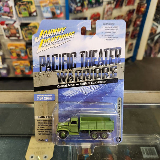 Johnny Lightning - 2022 Military R1 Ver A - WWII GMC CCKW 6x6 Truck