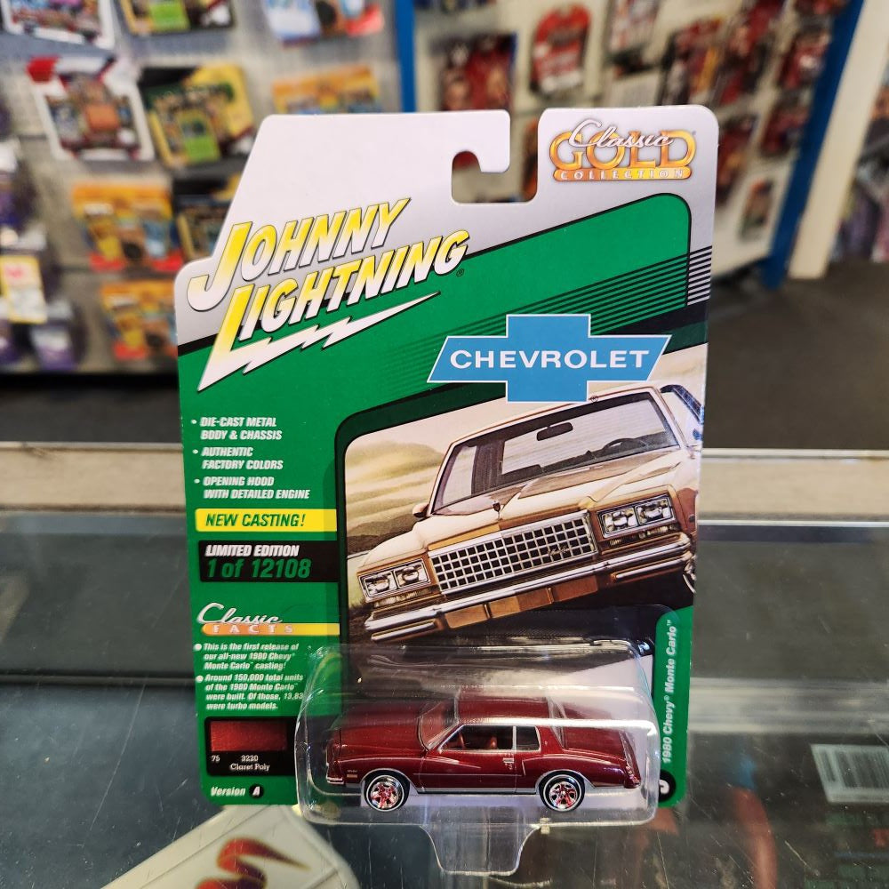 Johnny Lightning - 2022 Classic Gold R1 Ver A - 1980 Chevy Monte Carlo