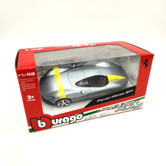 Bburago - Race and Play - Ferrari Monza SP1 (Silver)