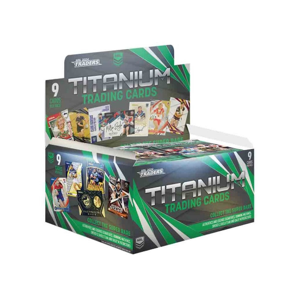2024 NRL Traders Titanium Trading Cards (Sealed Box)