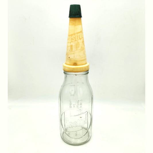 Castrol GTX Oil Bottle with Cap - 1 Quart