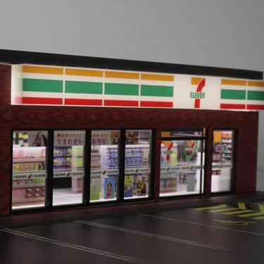711 Fast Food Diorama Set - 1:64 Scale