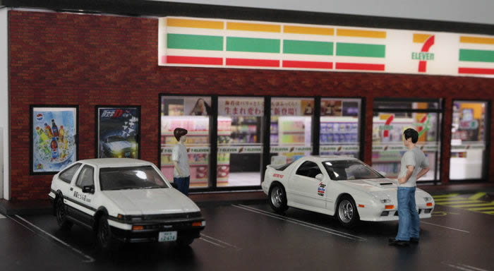711 Fast Food Diorama Set - 1:64 Scale