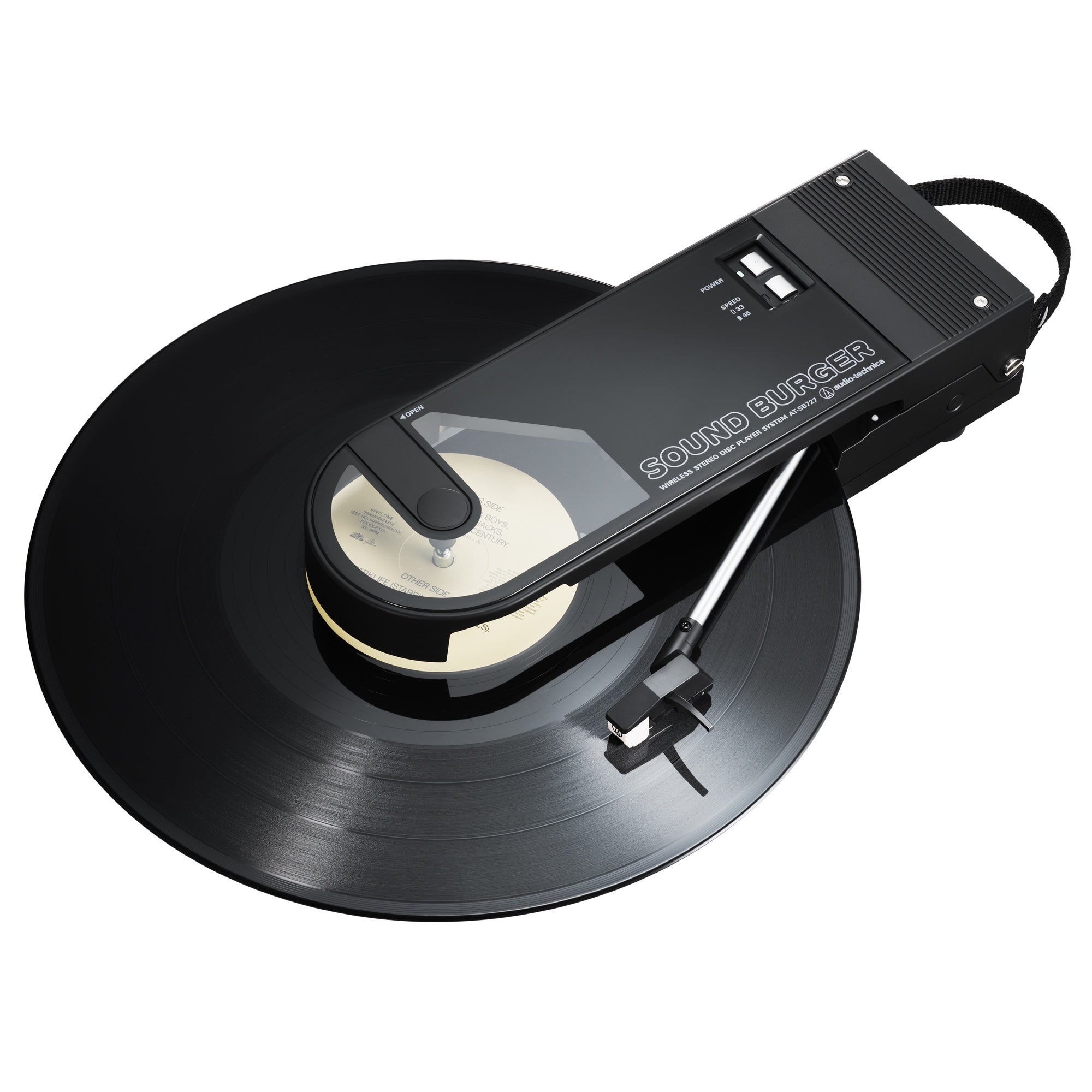 Audio Technica Sound Burger Vinyl Player Portable Turntable Black audio-technica-sound-burger-vinyl-player-portable-turntable-black