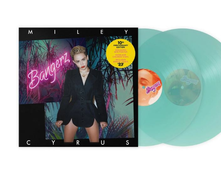 NEW - Miley Cyrus, Bangerz: 10th Anniversary (Sea Grass) 2LP
