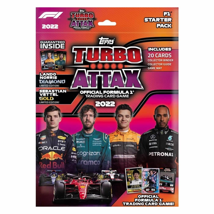 2022 F1 Turbo Attax Starter Pack (Includes Binder) 2022 F1 Turbo Attax Starter Pack (Includes Binder)