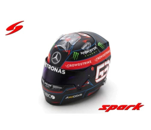 Spark Helmets - George Russell Mercedes AMG F1 Formula 1 2022 Helmet - 1/5 Scale