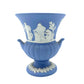 Wedgwood Blue Jasperware Urn Bud Vase - 8.5cm
