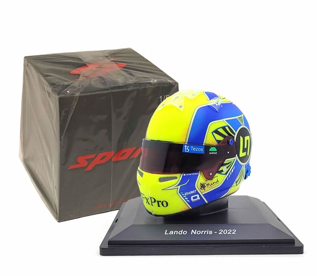 Spark Helmets - Lando Norris McLaren F1 Formula 1 2022 - 1:5 Scale