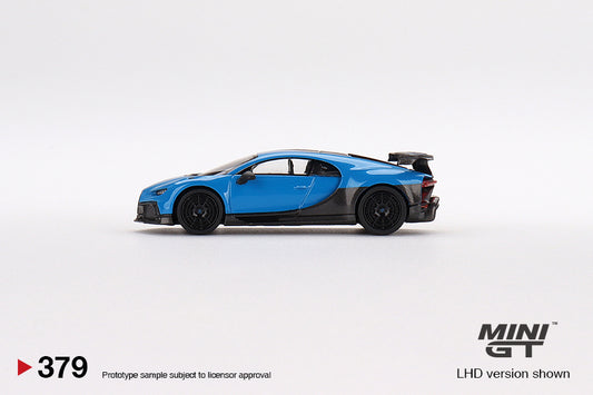 MiniGT - Bugatti Chiron Pur Sport Blue 1:64 Scale