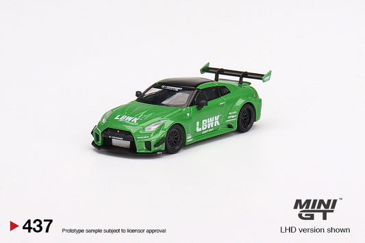 MiniGT - LB-Silhouette WORKS GT NISSAN Skyline 35GT-RR Ver.2 Apple Green