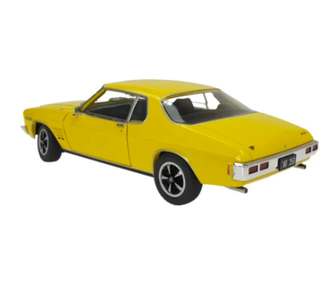 DDA 1972 Holden HQ Monaro Yellow Diecast Car - 1:24 Scale