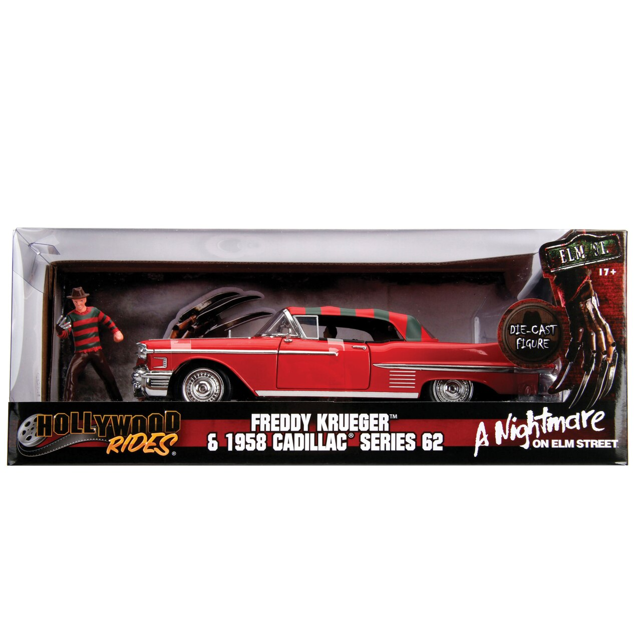 A Nightmare on Elm St - 1958 Cadillac 1:24 Scale Diecast Car