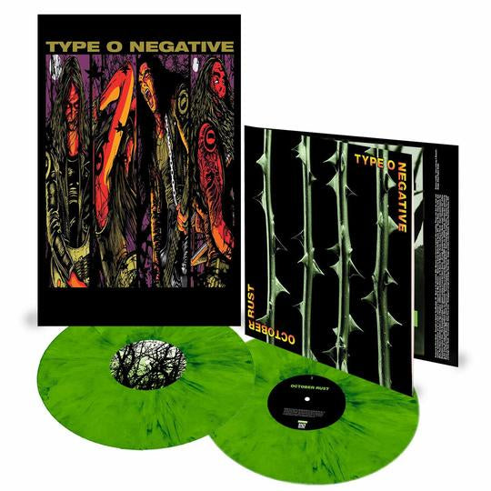 NEW - Type O Negative, October Rust (Green/Black) 2LP
