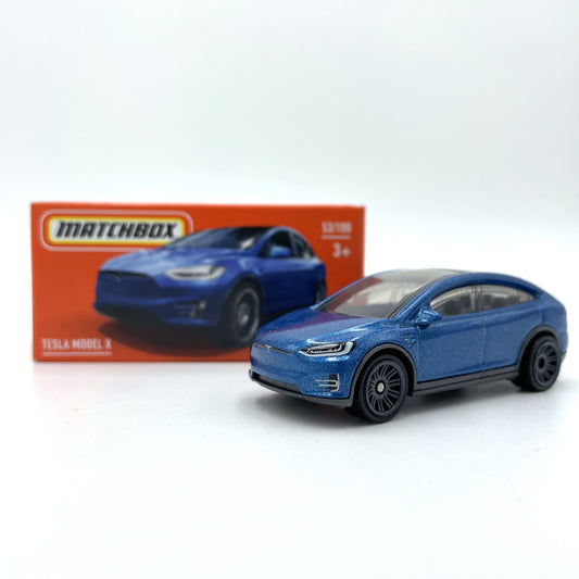 Matchbox - Tesla Model X (Blue) Boxed