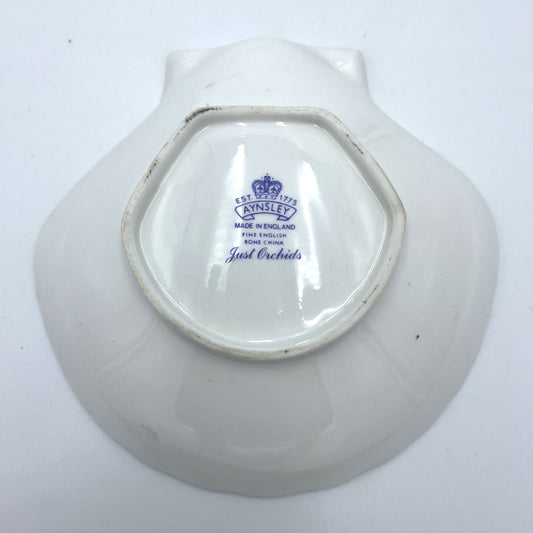 Aynsley 'Just Orchids' Shell Dish - 13cm