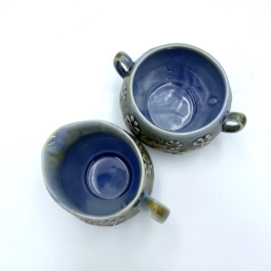 Wade Sugar and Cream Pair - 8cm