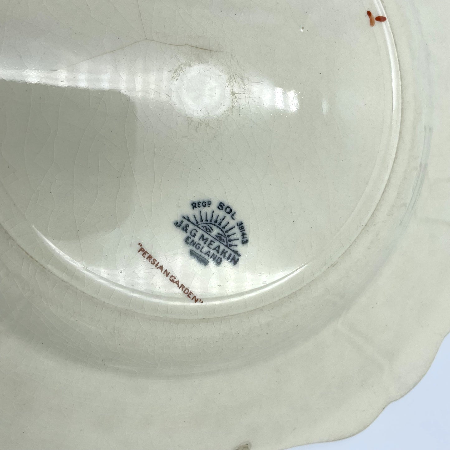 J&G Meakin 'Persian Garden' Square Plate - 24cm