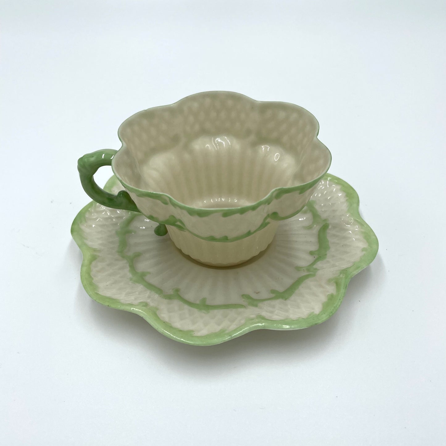 Belleeck Robinson & Cleaver Cup and Saucer