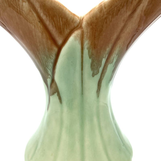 Diana Ware Pink & Green Pottery Vase - 20cm