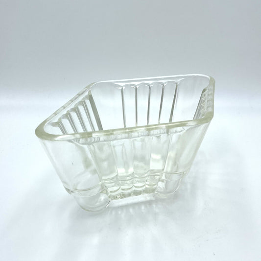 Large Vintage Clear Glass Jelly Mould - 22cm