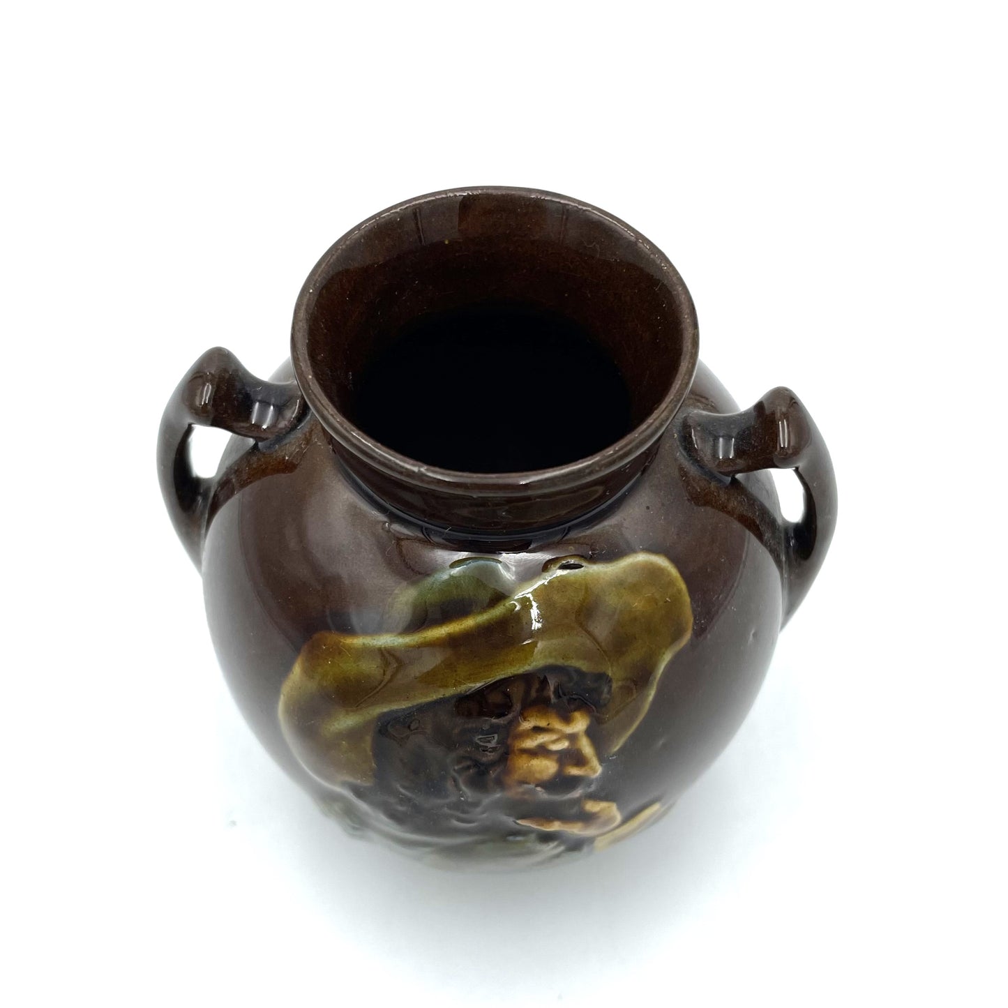 Royal Doulton Kingsware 'Cavalier'  Double Handle Vase - 10cm