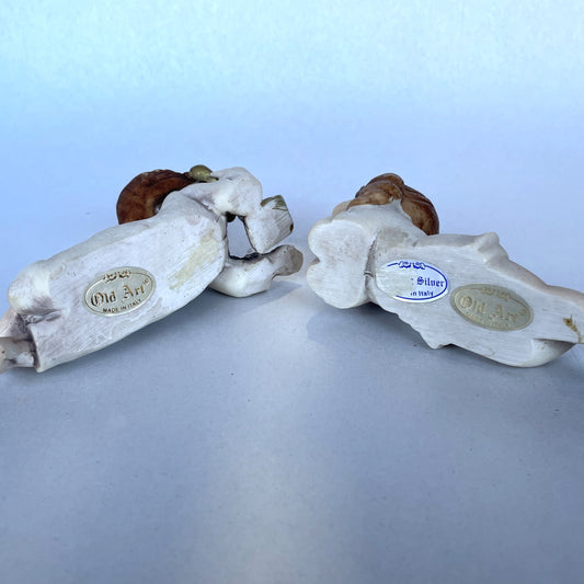 Porcelain Boy & Girl Pair - Made in Italy