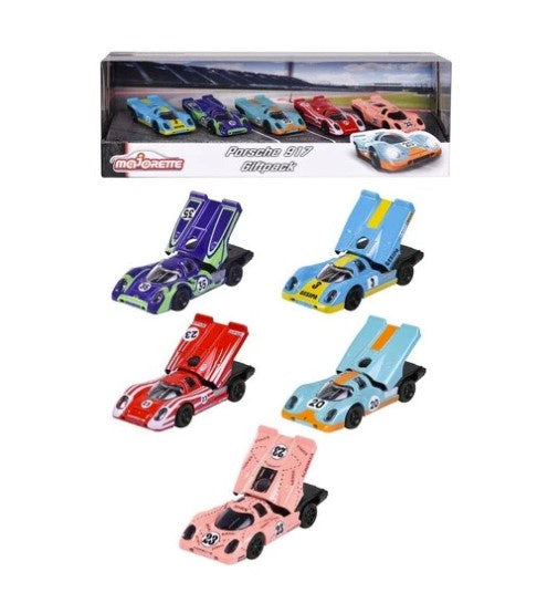 Majorette - Porsche 5Pcs Giftpack