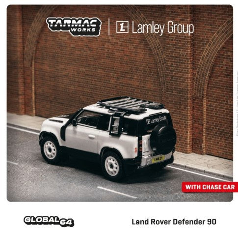 Tarmac Works - Land Rover Defender 90 White Metallic - Lamley