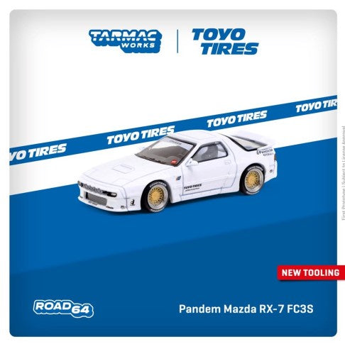 Tarmac Works - Pandem Mazda RX-7 FC3S - White