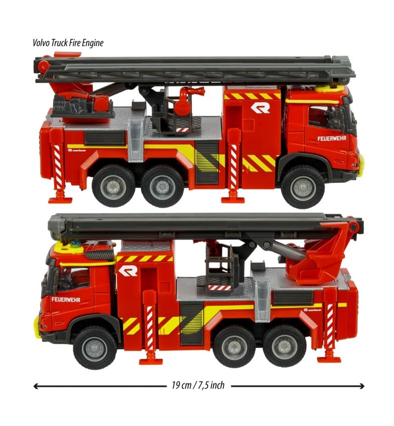 Majorette - Grand Series - Volvo FMX Fire Truck - 19cm