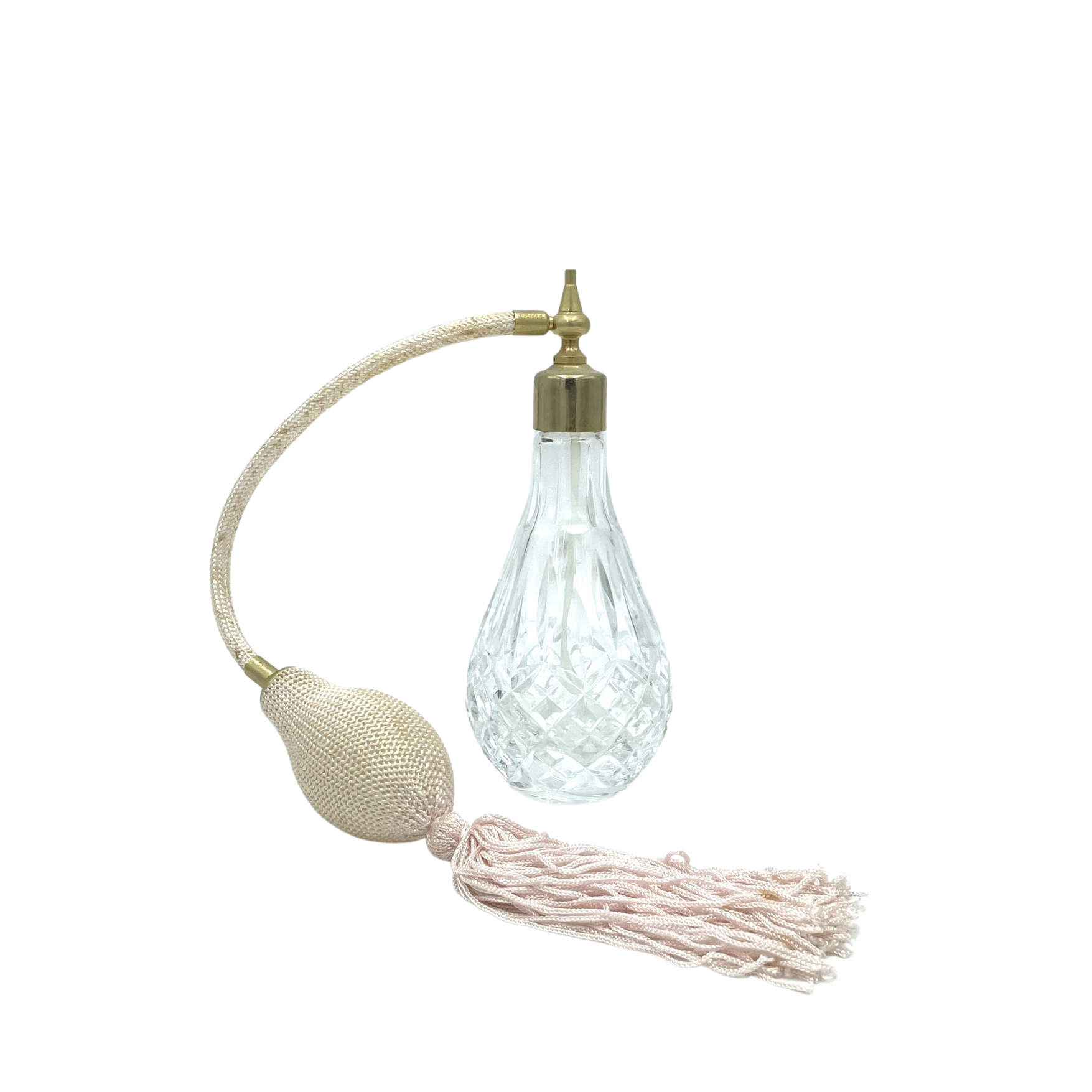 Vintage 1960s Stuart Crystal Perfume Atomiser 14cm