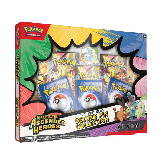 Pokemon TCG - Mega Evolution: Ascended Heroes First Partners Deluxe Pin Collection