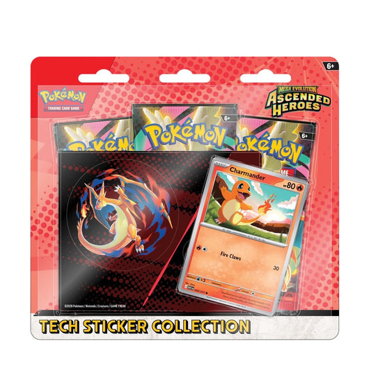 Pokemon TCG - Mega Evolution: Ascended Heroes Tech Sticker Blister - Charmander