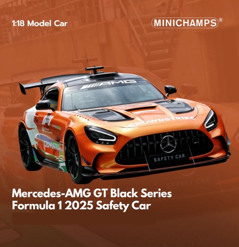Minichamps - Mercedes-AMG GT Black Series - 2025 Formula 1 Safety Car (British GP) - 1:18 Scale