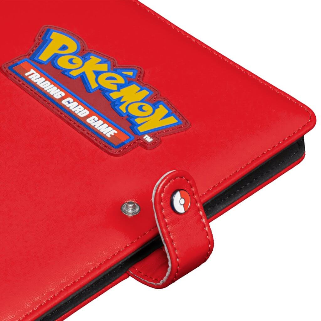 Pokemon / Ultra Pro - Premium Red Snap Binder - 4 Pocket