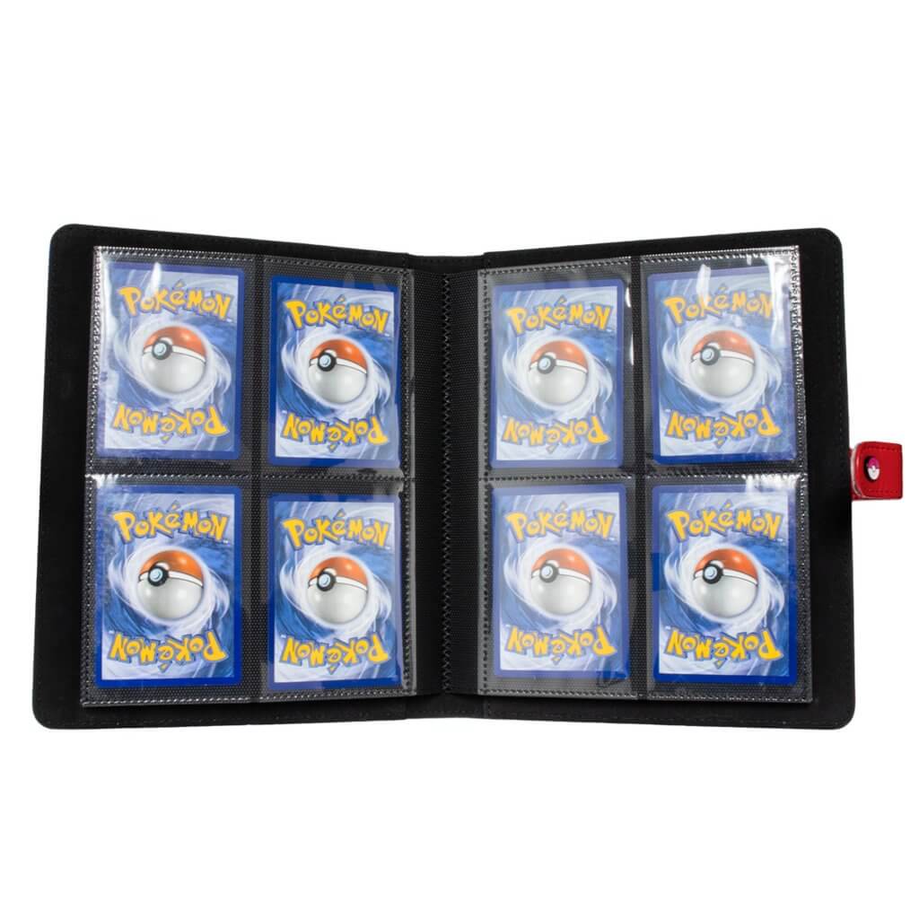 Pokemon / Ultra Pro - Premium Red Snap Binder - 4 Pocket