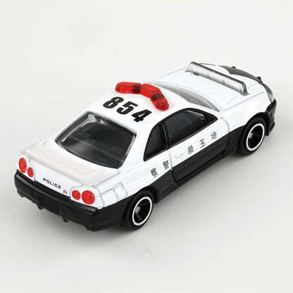TOMICA - No.1 Nissan Skyline GT-R (BNR34) Police Car - 1:62 Scale