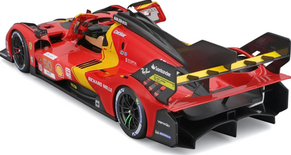Bburago - Ferrari Racing - 2024 Ferrari 499P Le Mans Hypercar #50 - 1:18 Scale