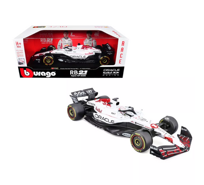 Bburago - 2025 Oracle Red Bull Racing F1 Formula 1 Team RB21 Japan GP - #1 Max Verstappen - 1:18 Scale
