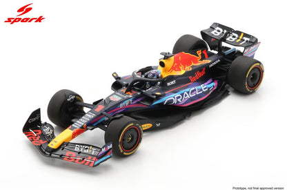 Spark - Oracle Red Bull Racing RB19 Formula 1 F1 - Miami GP 2023 Winner - #1 Max Verstappen - 1:18 Scale