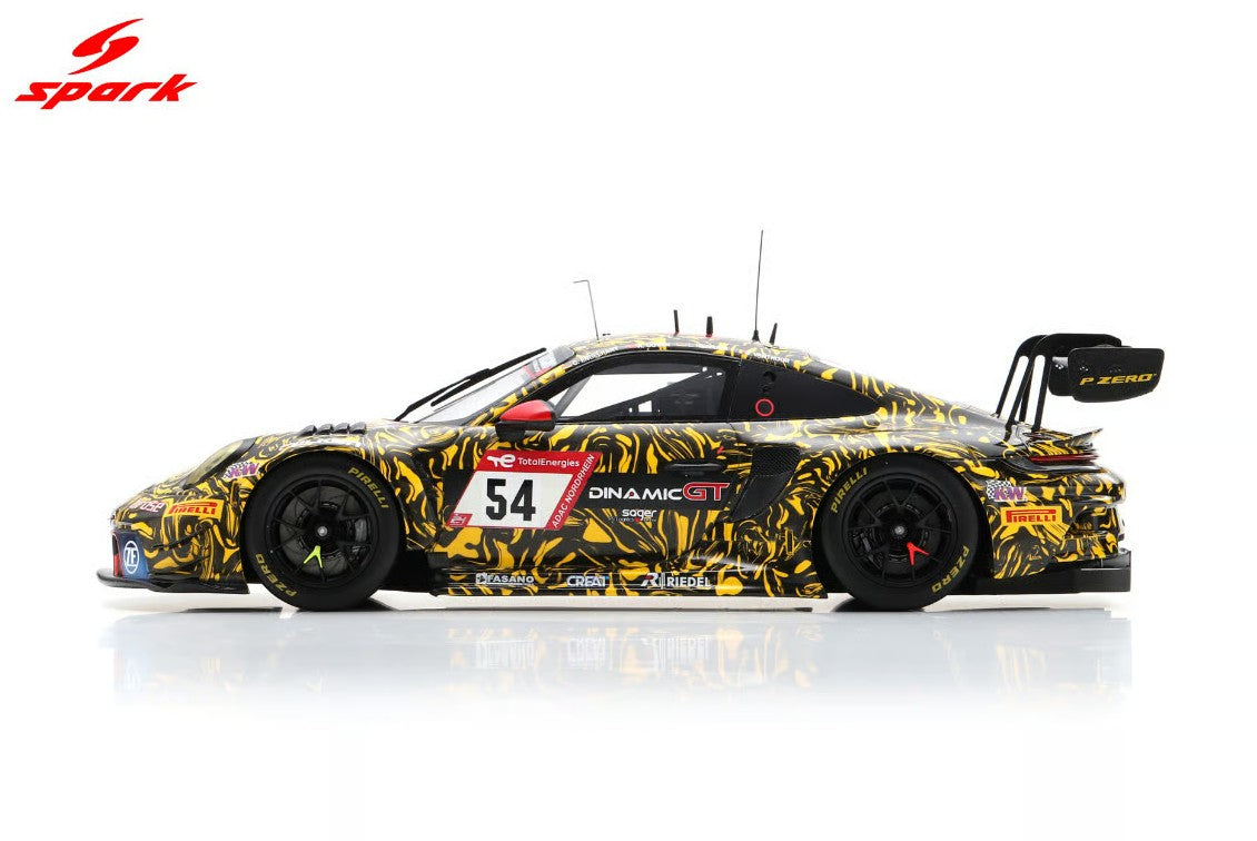 Spark - Porsche 911 GT3 R Type 992 #54 24h Nürburgring 2023 -1:18 Scale