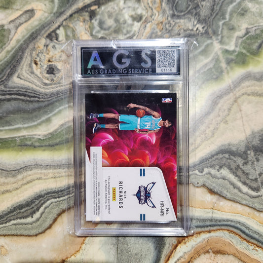 Graded Card - 2020/21 Panini Hoops Basketball #HR-NRI Nick Richards Rookie Card (Autograph)