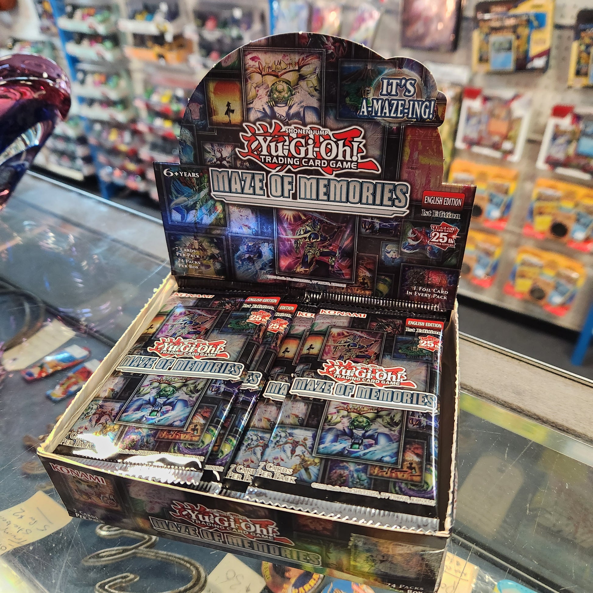 Yu-Gi-Oh! - Maze of Memories Booster - 7 Card Pack Relove Oxley - Vintage, Vinyl & Collectibles Yu-Gi-Oh! - Maze of Memories Booster - 7 Card Pack Relove Oxley - Vintage, Vinyl & Collectibles