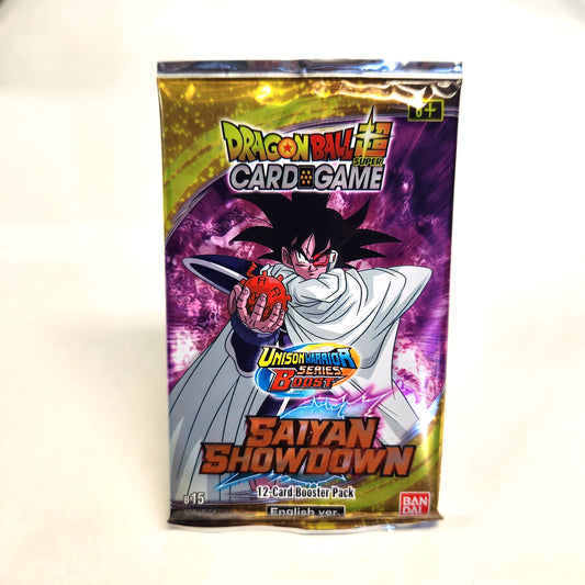 Dragon Ball Super Card Game Saiyan Showdown Booster (1 Pack / 12 Cards)