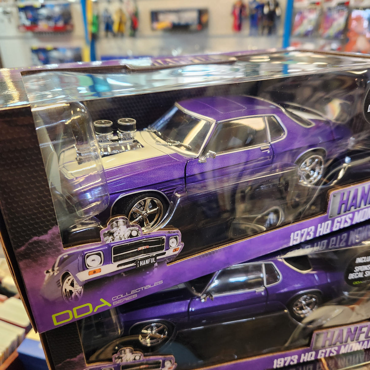 DDA - 1973 Holden Monaro HQ GTS Custom Purple 'Hanful' - 1:24 Scale ...